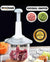 Manual Hand Push Chopper/multifunctional Hand Pat Chopper And Mixer/press Cutter Vegetable Meat Grinder 1.5 Liter ( Random Color)