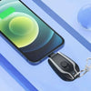 Keychain Portable Charger, Mini Power Emergency Pod Key Ring Cell Phone Charger, Ultra-compact External Fast Charging Power Bank I Phone/type C Battery