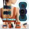 (pack Of 2) Ems Foot Massagehr Mat Electric And Mini Body Massager Combo Usb Charging Smart Display