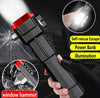 Versatile High-power Led Flashlight: Rechargeable And Multifunctional For Your Lighting Needs.