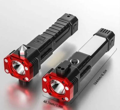 Versatile High-power Led Flashlight: Rechargeable And Multifunctional For Your Lighting Needs.