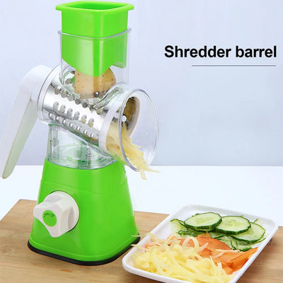 Manual Vegetable Cutter Slicer Multifunctional Round Slicer Gadget Multifunction Kitchen Gadget Food Processor Blender Cutter