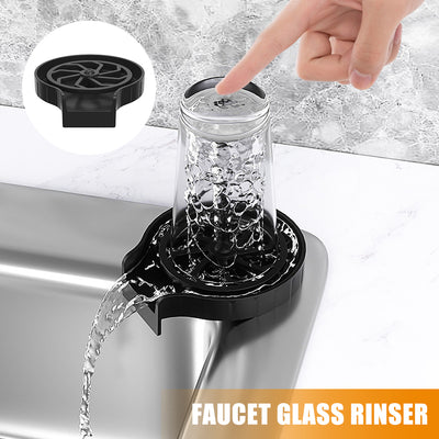 High Pressure Faucet Glass Rinser Automatic Cup Washer Bar Kitchen Beer Ktv Milk Tea Cup Cleaner Tool Sink Accessories Gadgets (with Pipe)